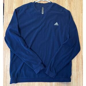 ADIAS Crewneck Pullover Navy Fleece‎ XL